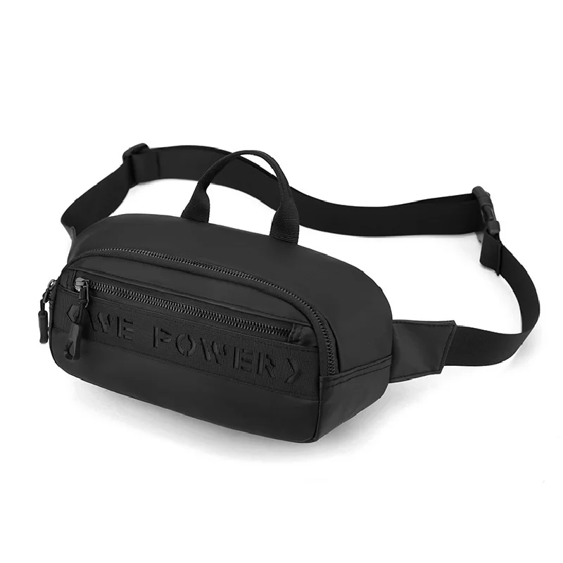 Riñonera de nailon de alta calidad para hombre y mujer, bolso de pecho Unisex, informal, para viaje al aire libre, cinturón de almacenamiento, bandolera de Hip Hop