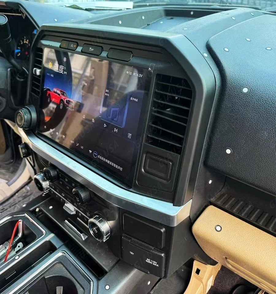 

D Af Новое обновление Andorid 13 Автомобильный радиоприемник Стерео для Ford F150 2015-2021 GPS-приемник Мультимедийный видеоплеер Авто Carplay