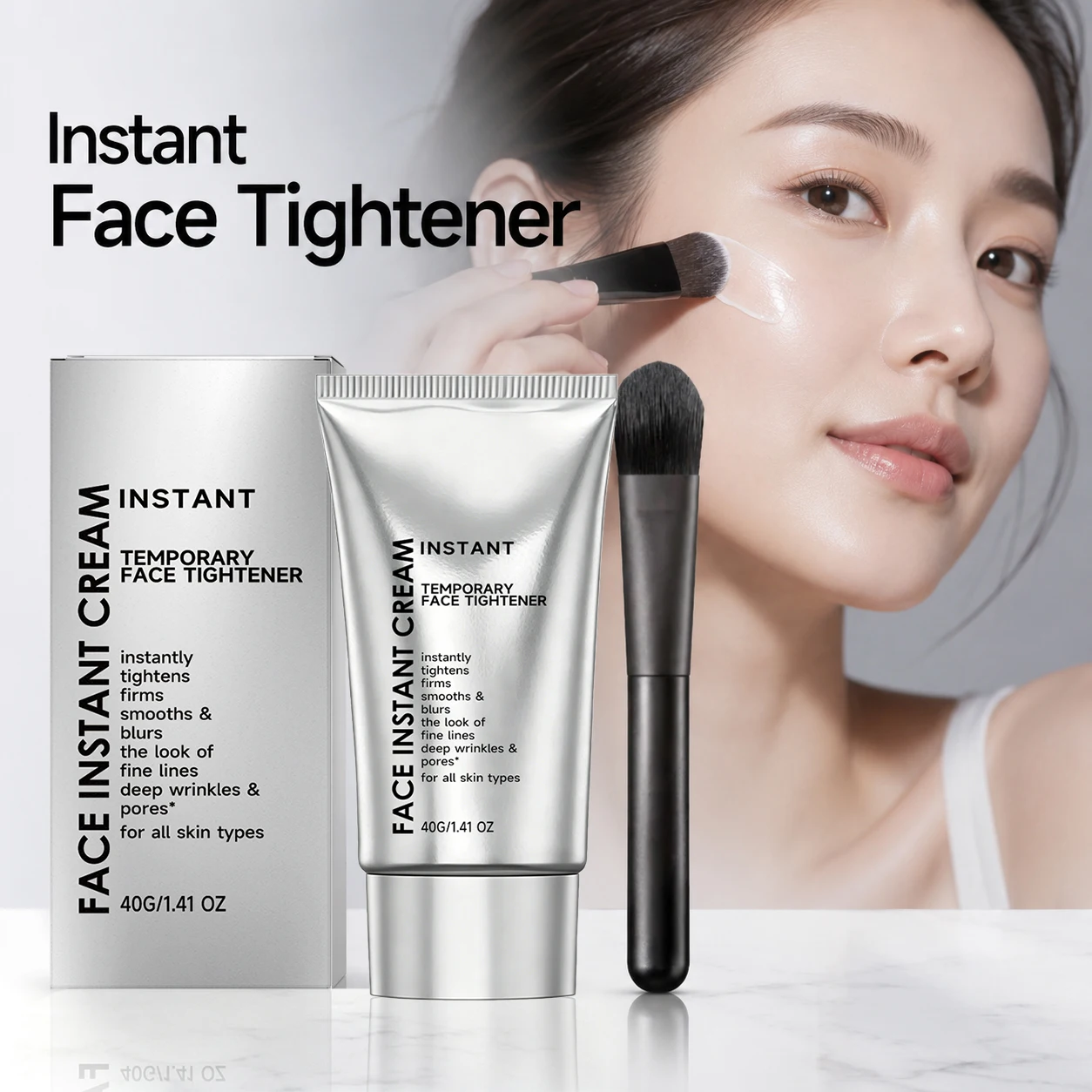Skincare Centella - 즉각적인 얼굴 탄력 크림, 깊은 주름