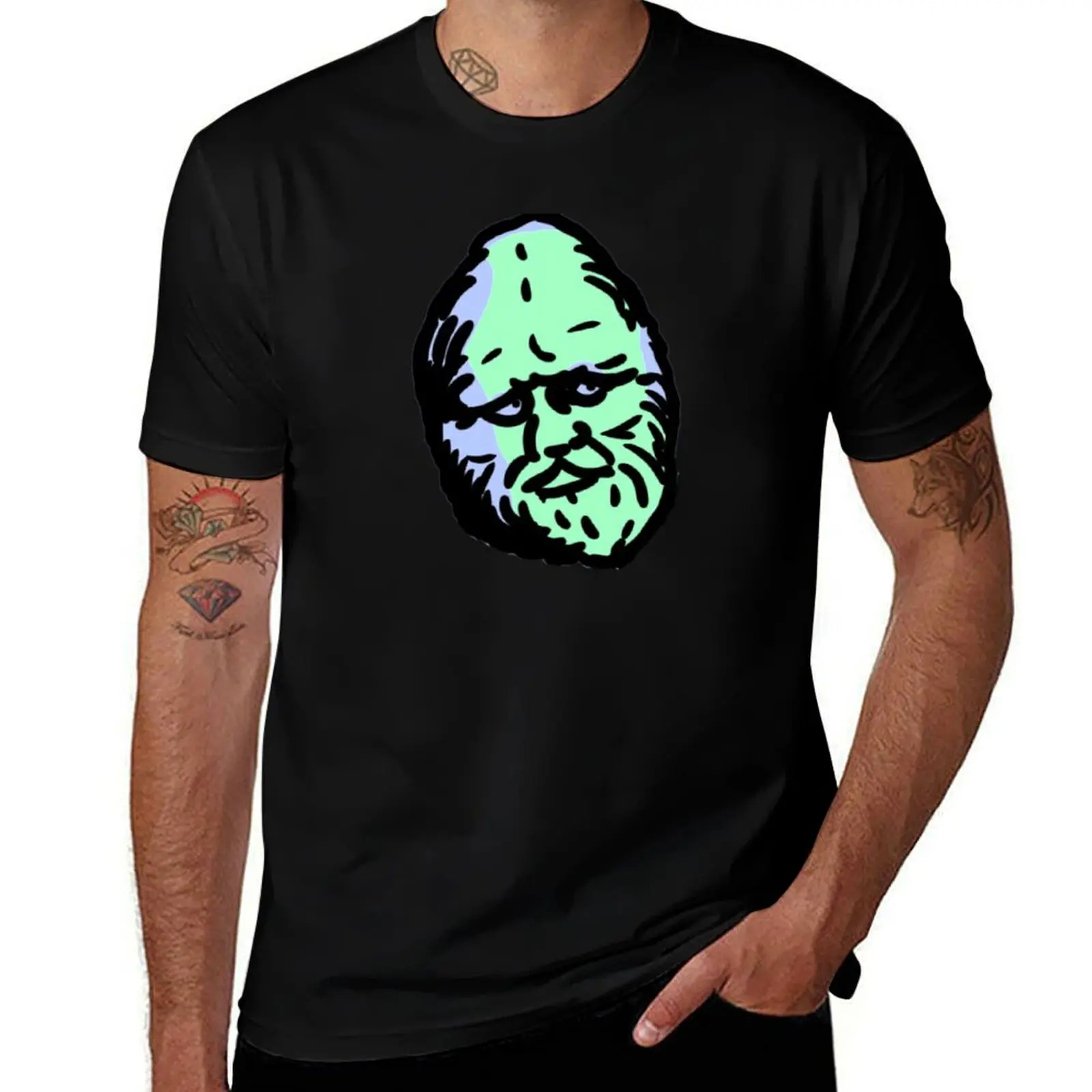 

man T-Shirt anime cotton men Sasquatch cotton shirt 100% 100% t tshirt shirts t