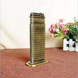 Famous Landmark Metal Model New York Flatiron Building Architecture Decor Metal Crafts Fuller Building Model Gift for friend