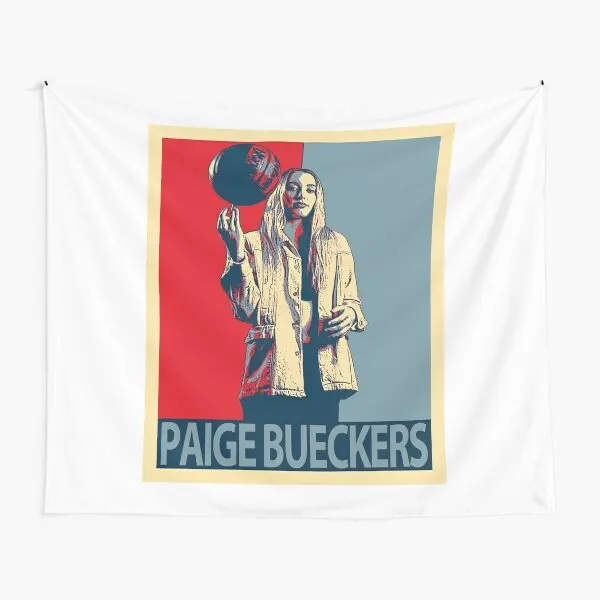 Paige Bueckers Tapisserie colorée, Serviette de salon, Couvre-lit, Couverture, Art, Chambre à coucher, Salle de confrontation, Polymères, Imprimé, Yoga, Maison, Belle