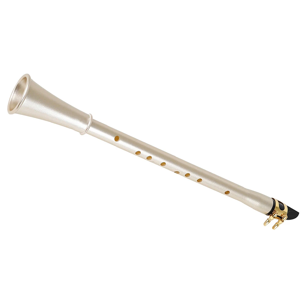 

1 Set Mini Pocket Saxophone For Kids Lightweight Abs Portable Music Instrument Gift With Clear Sound, Beginner Easy Saxophone,
