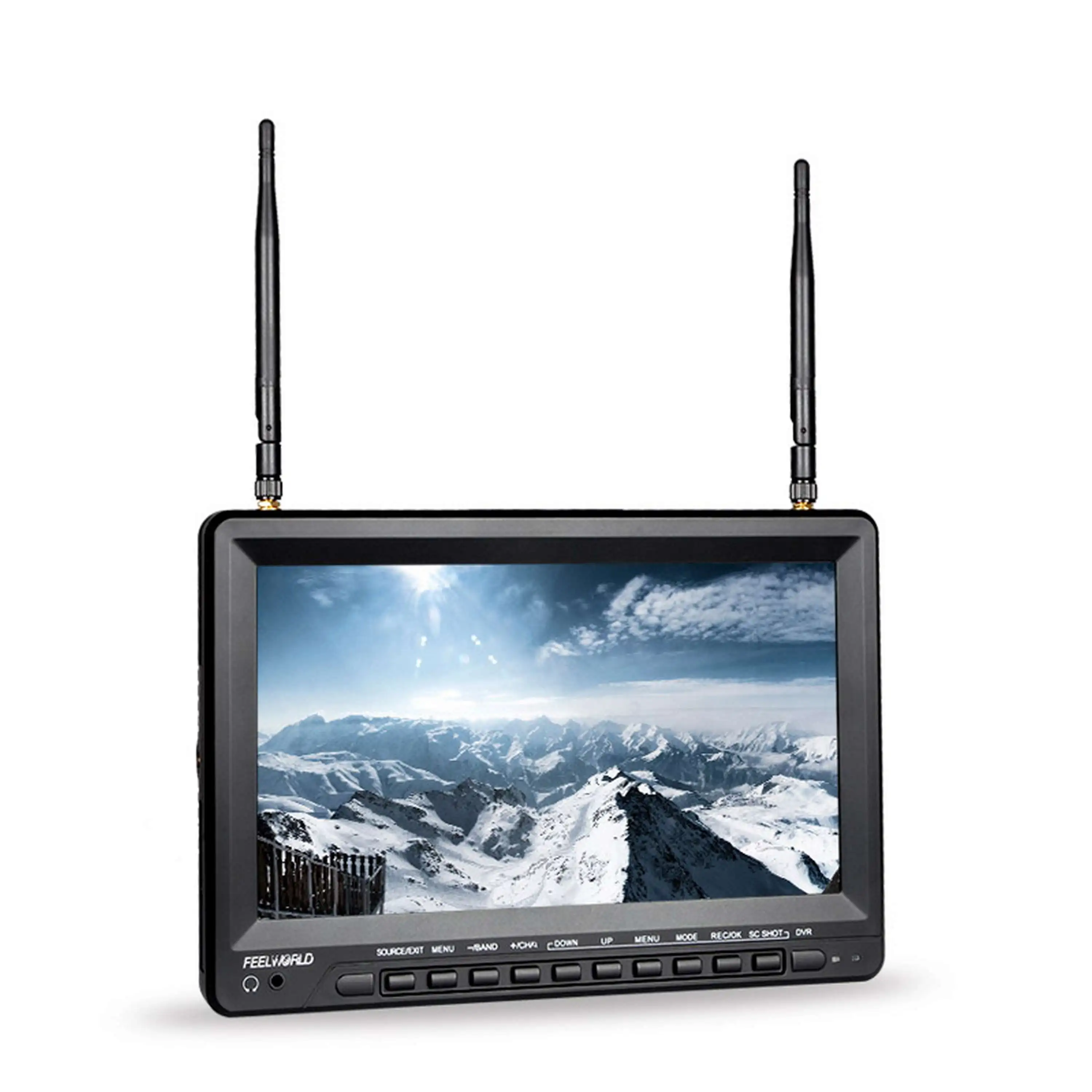 

FEELWORLD 10.1 Inch Built-in Dual 32CH Receiver Battery Power Phantom 2 Vision+ with AV VGA Input