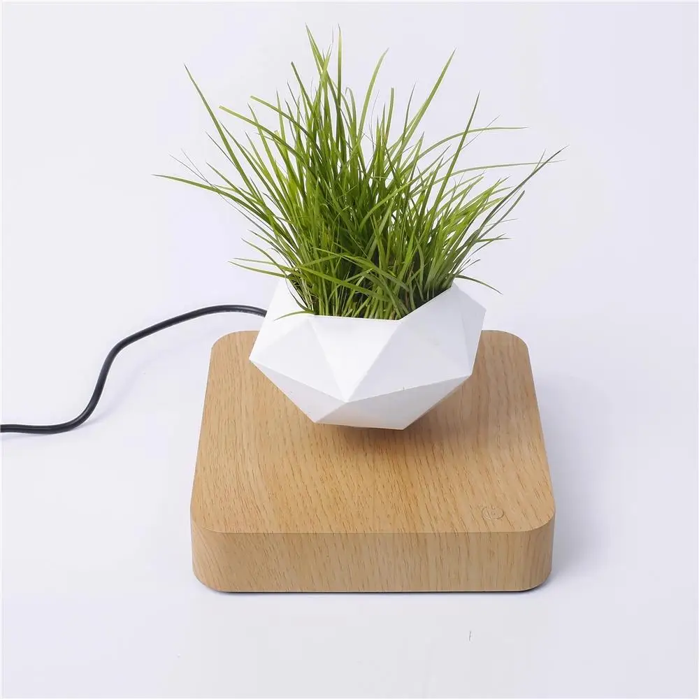 

Dropshipping Amazon Hot Magnetic Levitation Flowerpot Aerial Potted Plant Hanging Flowerpot Living Room Office Decoration