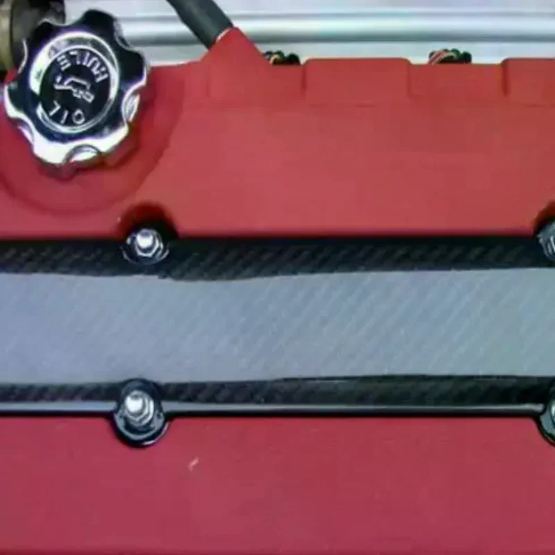B Series VTEC Carbon Fibre Valve Cover Plug Insert for B18 B16 Decorative and Protective Auto Accessories