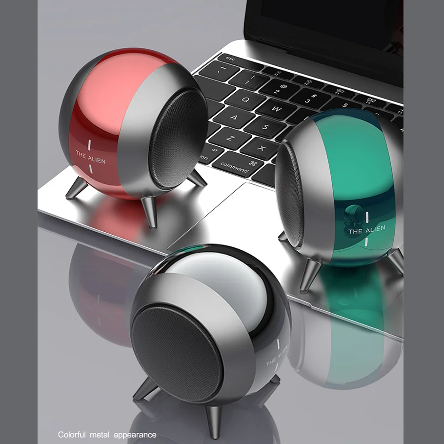 High Quality Portable Wireless Sound Speakers Mini Cute Gift Smart Sound Box Multifunctional Speakers