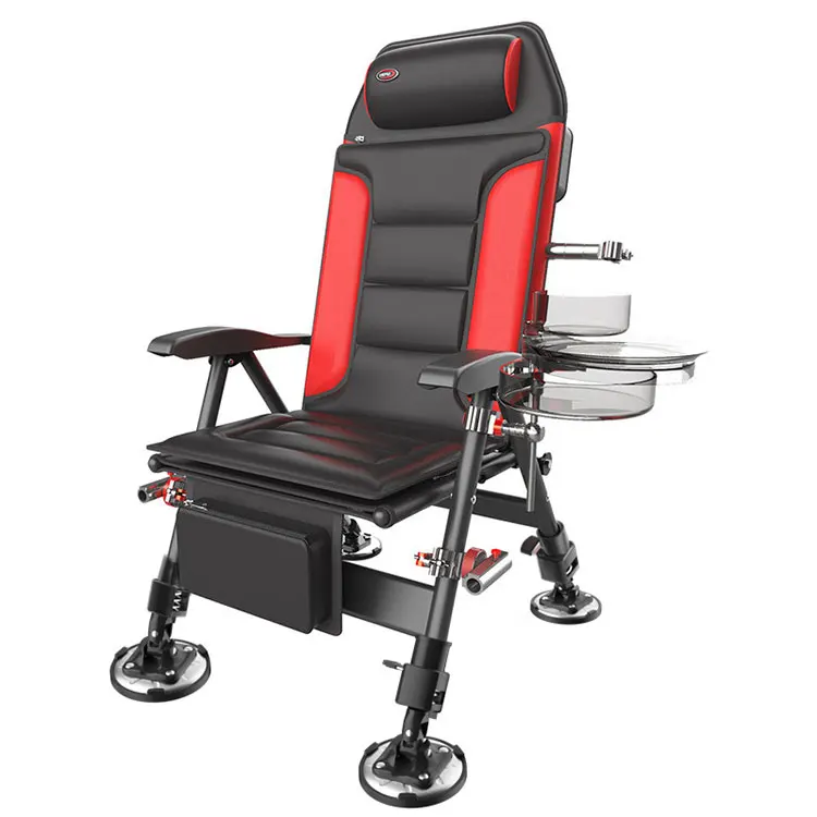 

Fishing Chair With Rod Holder High Quality Chair for Fishing Folding Wholesale Lightweight Foldable Fishing Chairs