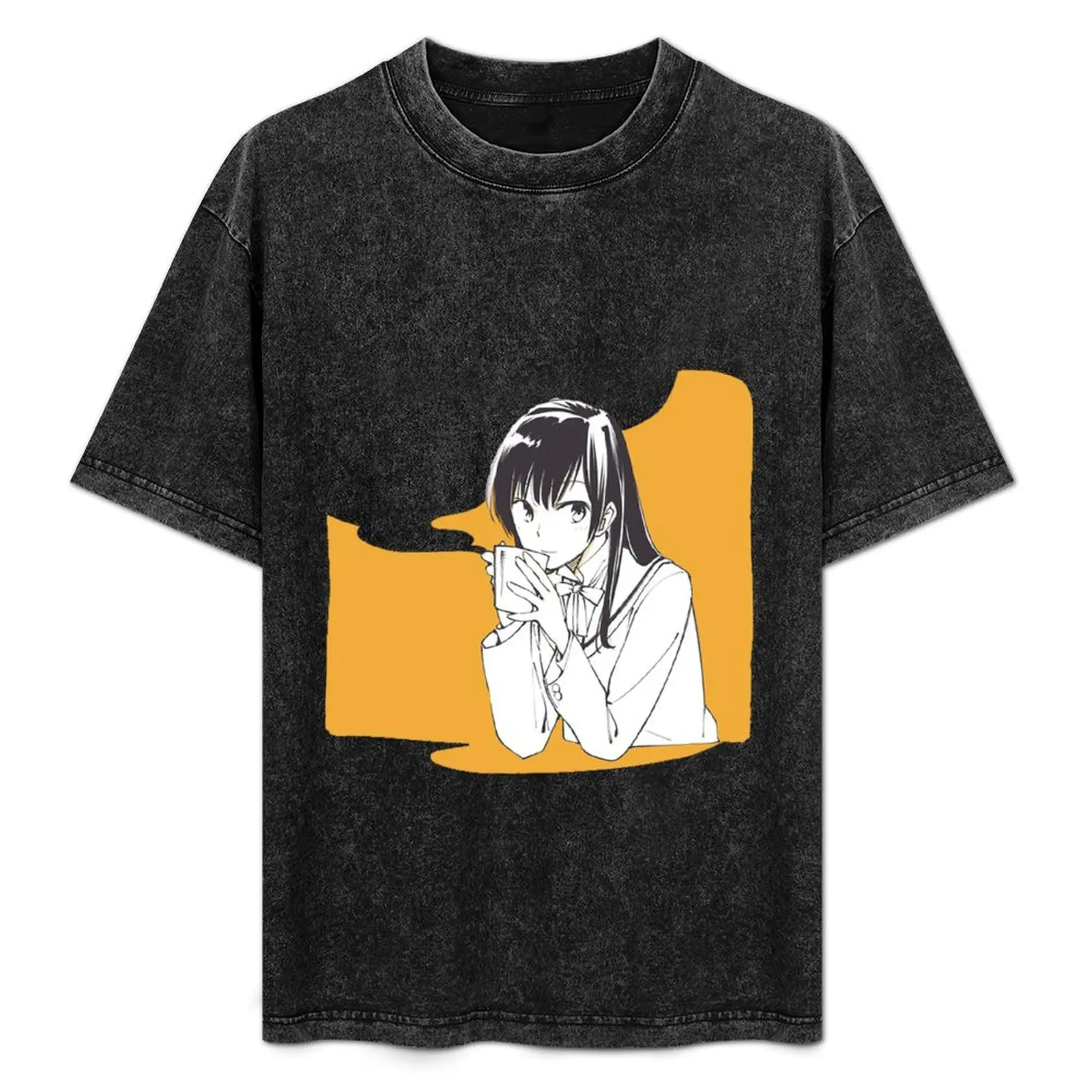 

Nanami drinking tea T-Shirt Summer Fashion Casual Tee Shirt