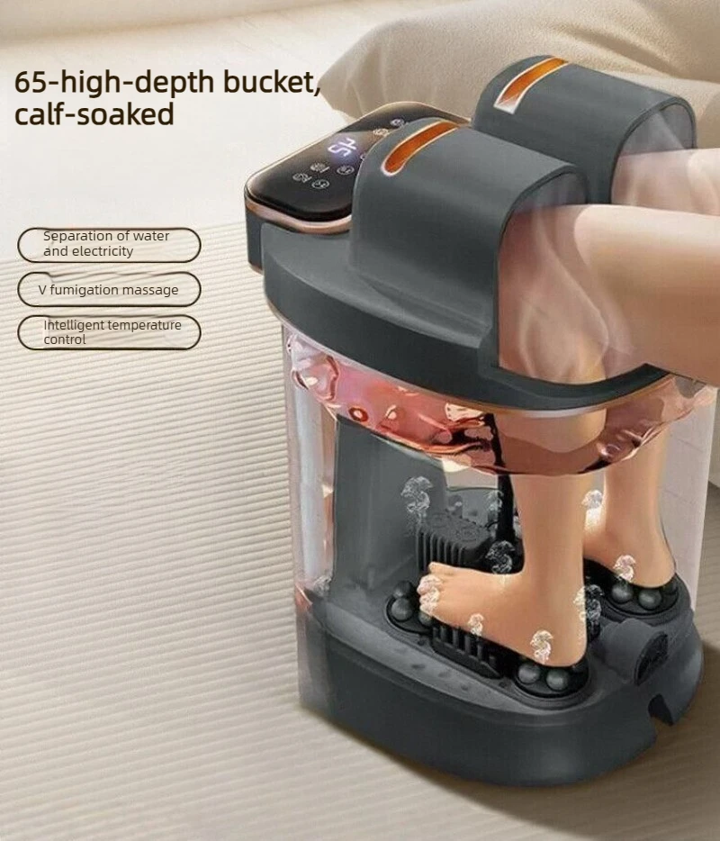

Foot bucket heating constant temperature over calf high depth bucket over knee automatic household foot bath basin