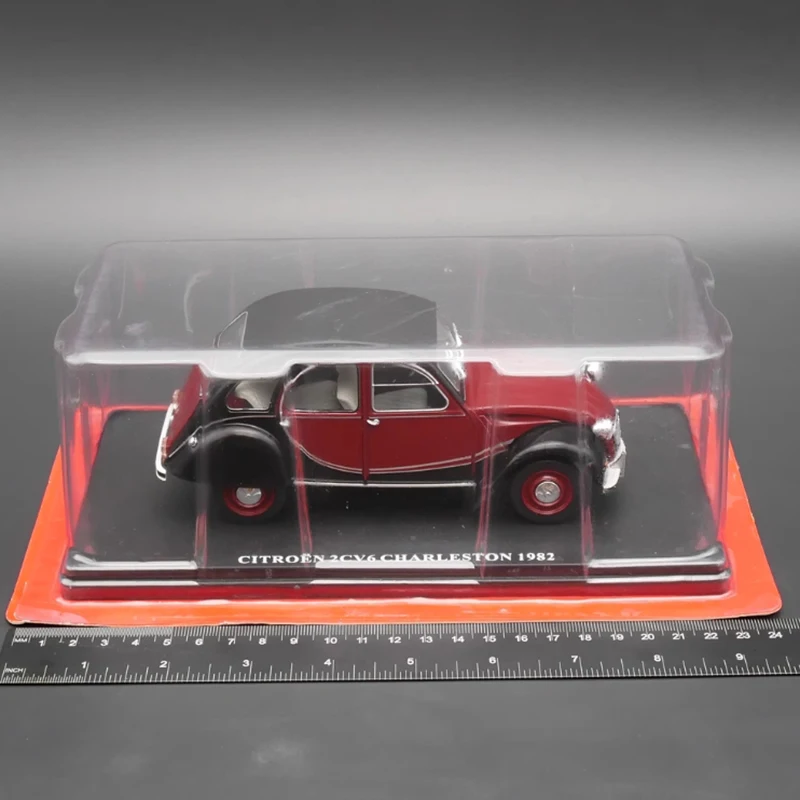 

Литой под давлением масштаб 1:24 IXO Citroen 2CV6 Charleston 1982, сплав, ретро модель автомобиля, готовый продукт, имитация игрушки, статическая модель, орнамент