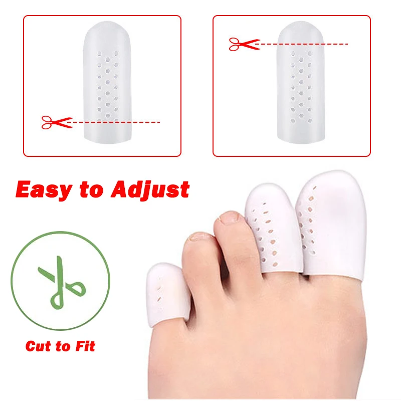 Pexmen 2 pz/paia protezioni per dita in Gel manicotto per tappi per dita prevenire il callo in Blister e il dolore per alleviare il mais dalle unghie incarnite