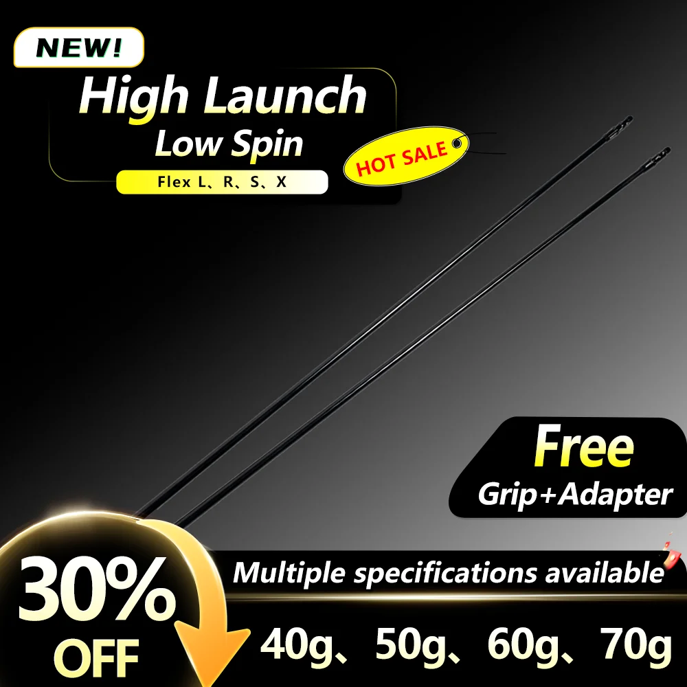 Carbon Golf Shaft 40g 50g 60g 70g Flex for Men & Women - Lightweight High Performance Driver Shaft, Golf Equipment Upgrade