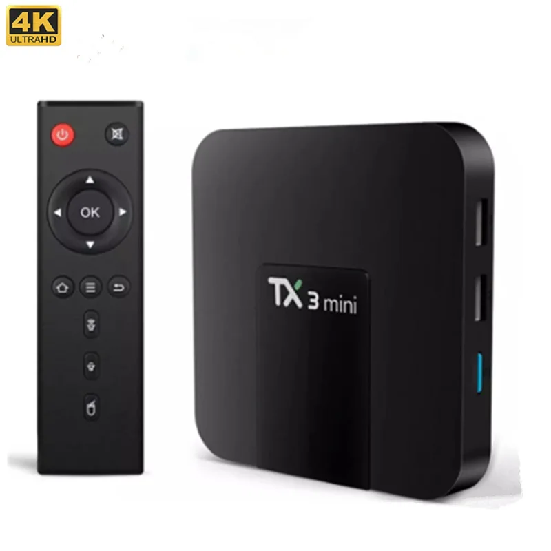 

ТВ-приставка TX3 mini на Allwinner H313, 2 ГБ/16 ГБ, Android 10.0, 4K HD Smart TV Box