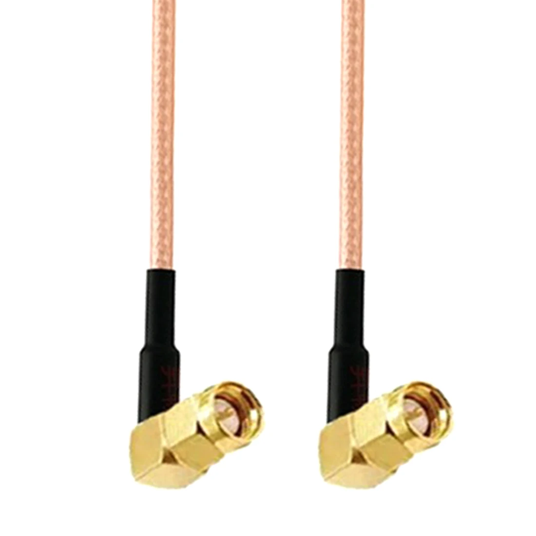 

Кабель беспроводного маршрутизатора SMA, штекер под прямым углом к штекеру SMA, прямоугольный коаксиальный кабель RG316, 15 см, 6 дюймов, косичка