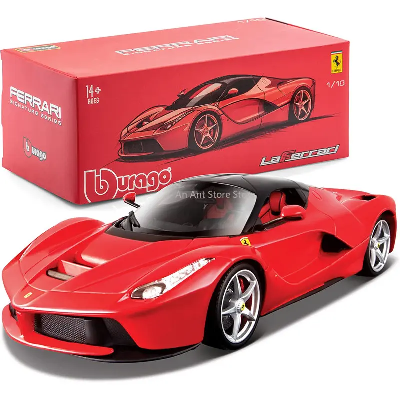 

Bburago 1:18 Ferrari LaFerrari F70 Red Signature Series Diecast Hardcover Simulation Alloy Car Model Collect Gifts Toy