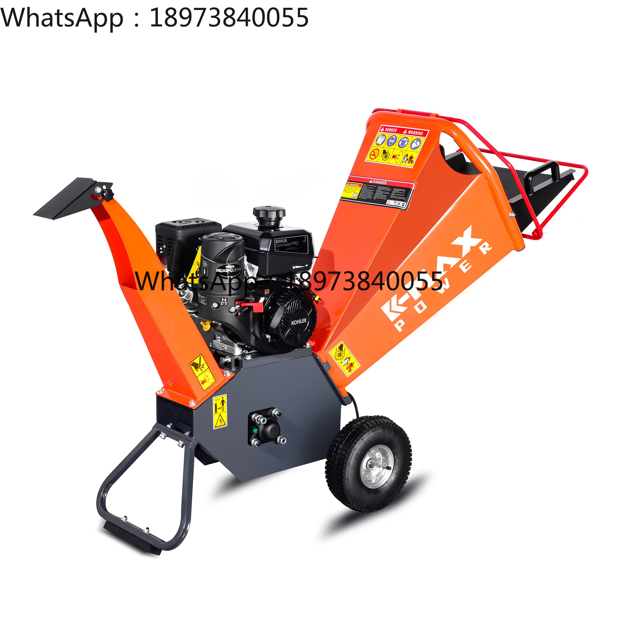 TUV CE Certificate Professional Wood Crushers 7hp Wood Chipper Shredder Tree Branch