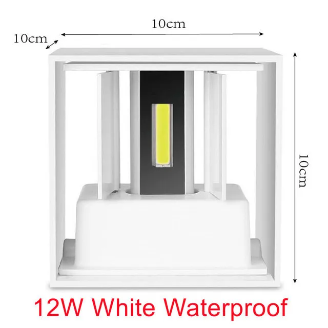 SUNMEIYI 12W LED Wandlamp Buiten Waterdicht IP65 Veranda Tuin Wandlamp Blaker Balkon Terras Decoratie Verlichting Lamp