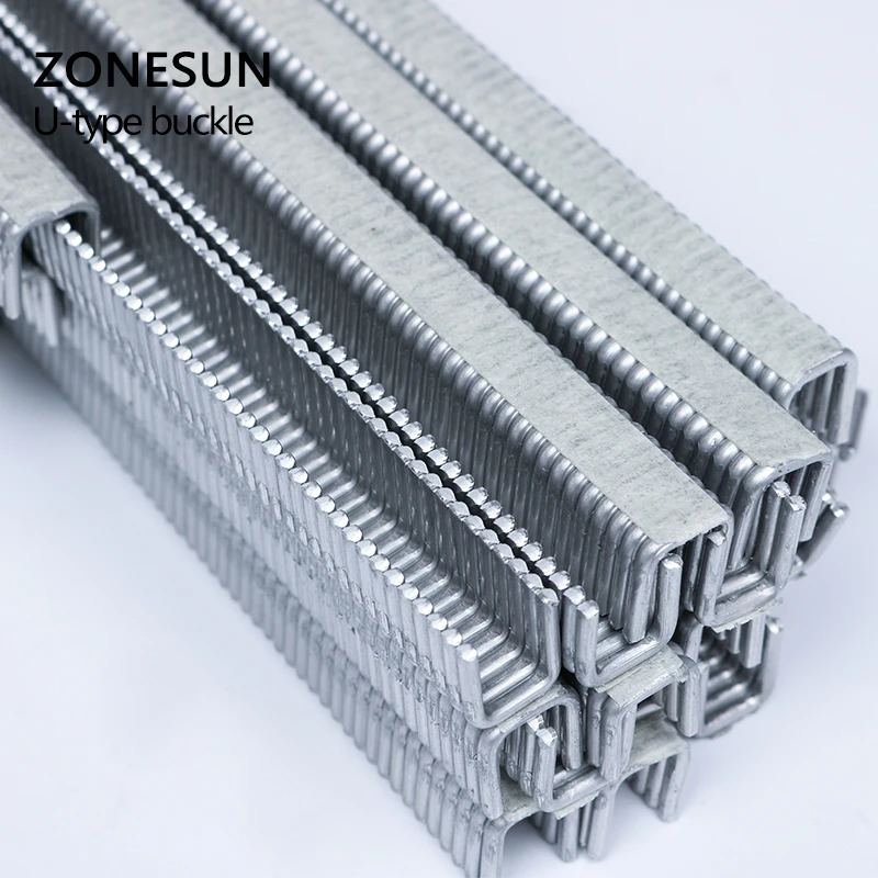 ZONESUN 1 scatola fibbia per manuale a forma di U 506 503 salsiccia Clipper Clipper Maker, clip per macchina di serraggio del supermercato
