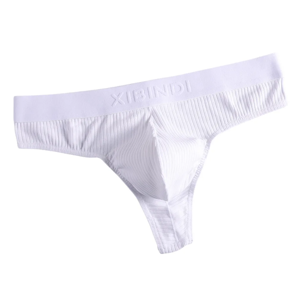 Sexy Men Underwear Thongs G String High Elasticity Cotton Mens Brief Lingerie Men's Breathable Panties Underpants M-2XL