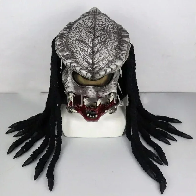 

Headgear Face Mask 3D Sofia's Predator Monster Mask Halloween Party Role Playing Horror Prop Halloween Cosplay Latex Mask