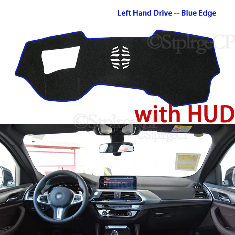 Anti-Slip Anti-UV Mat Dashboard Cover Pad Sun Shade Dashmat Protect Carpet Accessories Buffer Cushion for BMW X4 G02 2019 2020