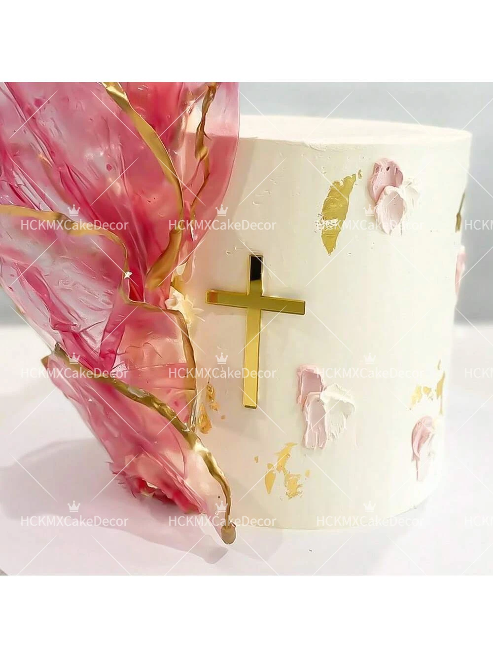 3er/6er/12er-Set Kreuz-Kuchenaufsatz Religiöse Christliche Tauf-Kuchendekoration Erstkommunion Taufe Party Kuchenzubehör – Detail 3