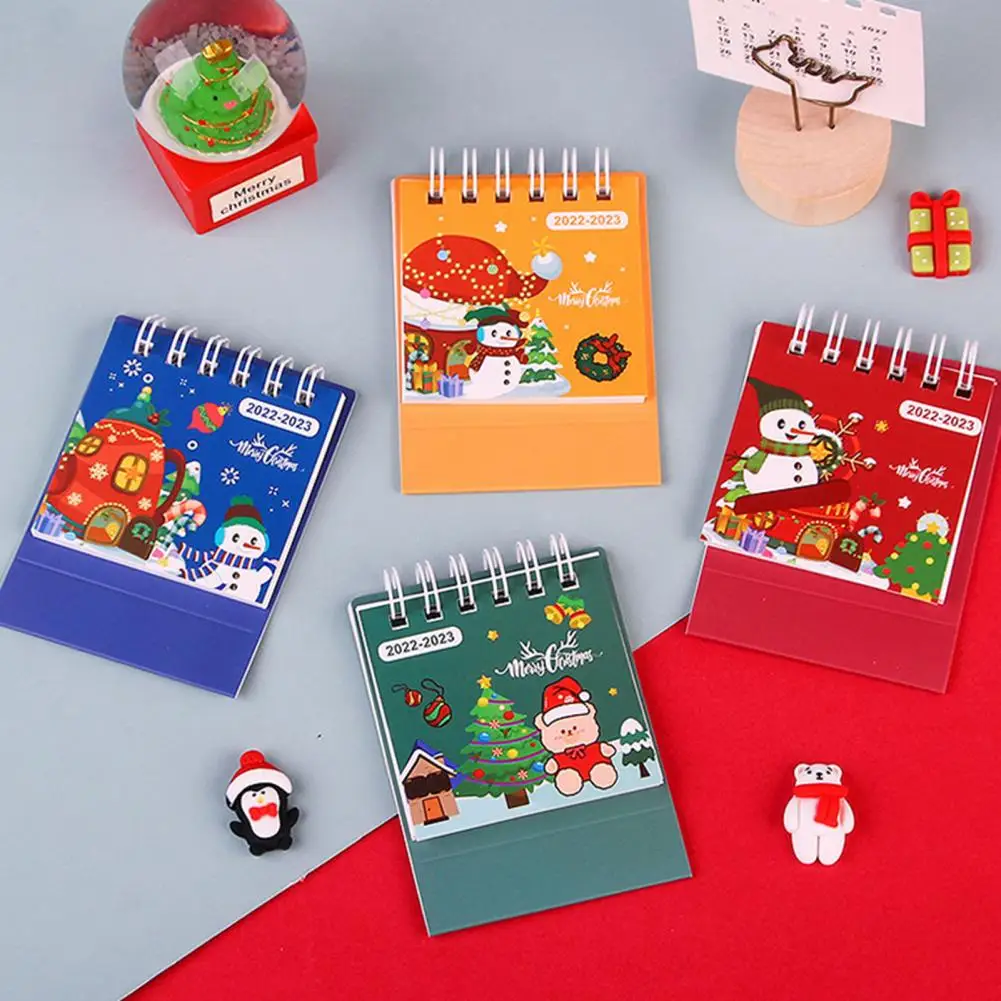 Advent Calendar 4 Styles Desktop Calendar Compact Size Daily Schedule  Attractive 2023 Portable Standing Calendar Ornament