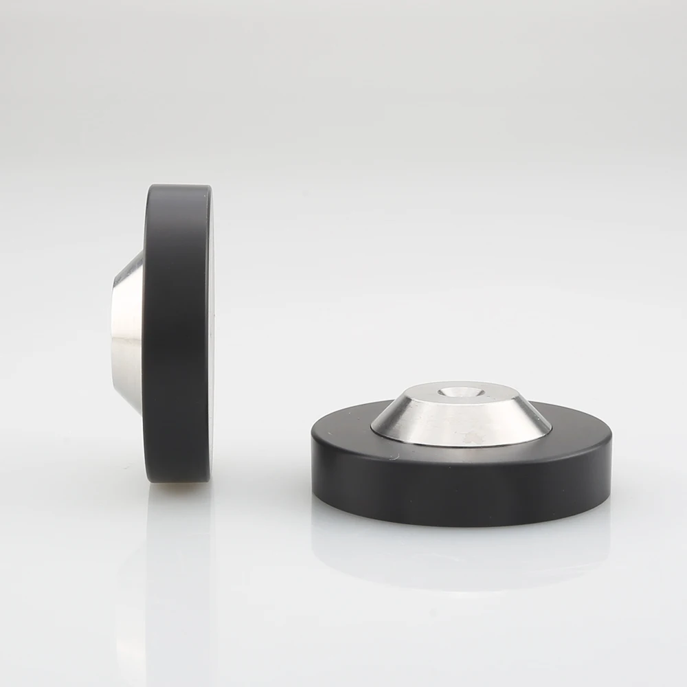 2/4pcs 39x13mm HIFI Isolation Feet Vibration Damper Pad Aluminum Spike Base For Speaker Amplifier DAC CD Player Reduce Resonance