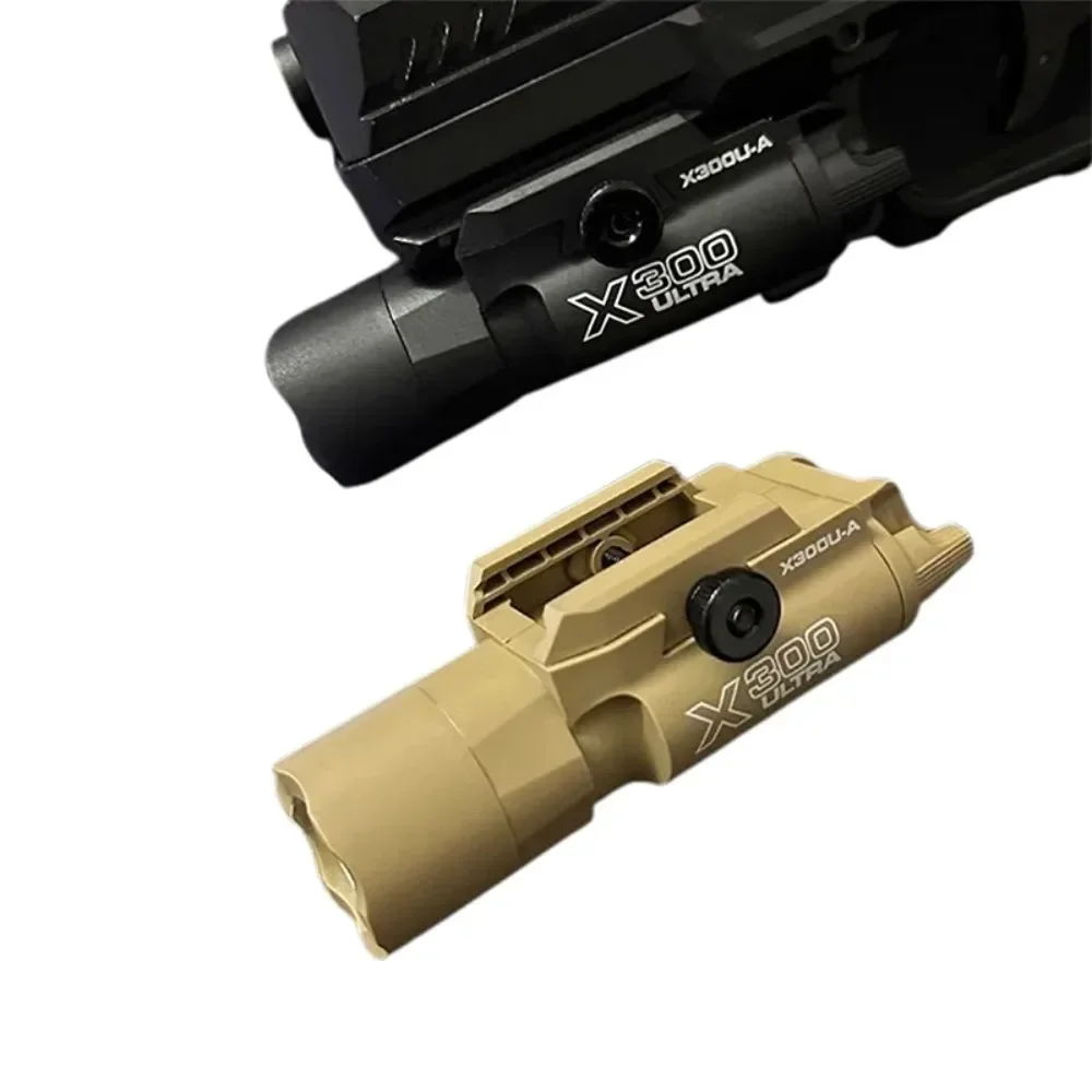 X300U-A ضوء تكتيكي متعدد الوظائف: يناسب السكك الحديدية مقاس 20 مم، لعبة بنادق الادسنس والصيد ومطابقات CS وألعاب الحرب