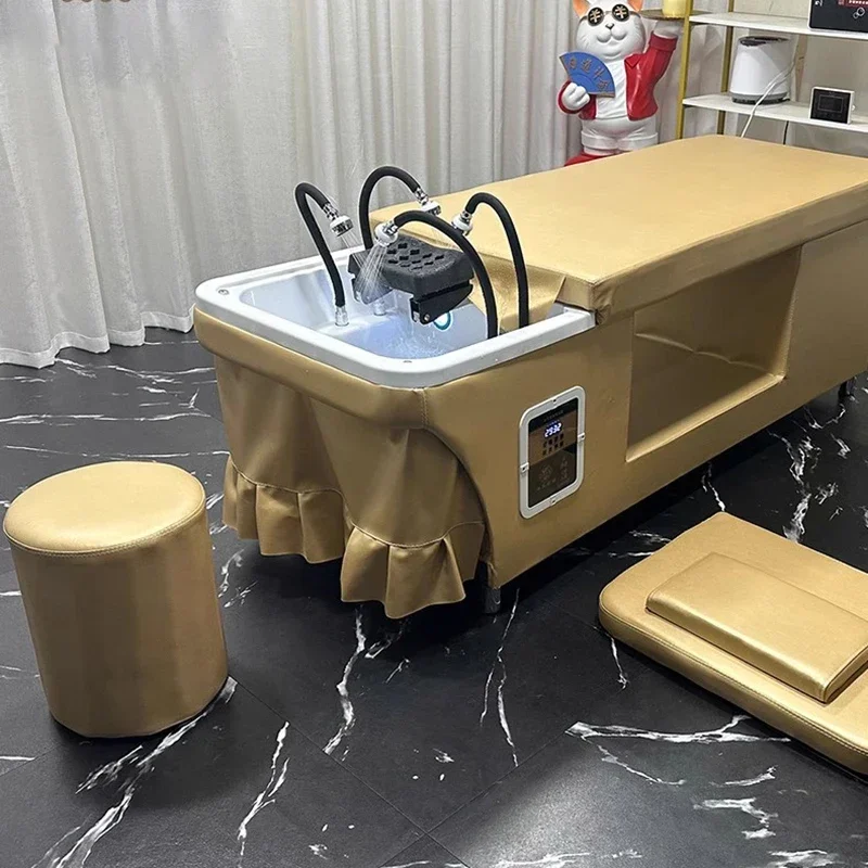 Thai Shampoo Bed Beauty Salon Washing Water Cycle Hair Spa Massage Stock Cosmetic Wash Mobilier Coiffure Professional Bowl