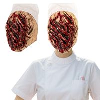 Bloody Silent Hill Faceless Nurse Cosplay Mask Horror Bloody Latex Masks Halloween Cosplay Costume Props for Adult