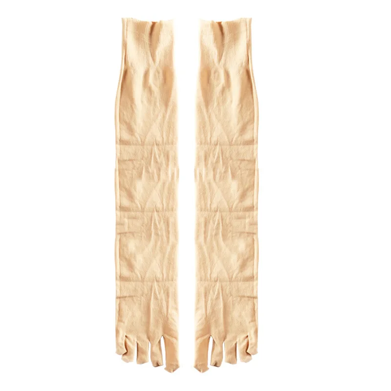 Damen Seidenstrümpfe mit fünf Fingern, einfarbig Schwarz Weiß, dünne, schweißabsorbierende Nylon-Knöchelsocken, lange schlankmachende 5-Zehen-Socken mit lockerer Bündchenpassform – Detail 5