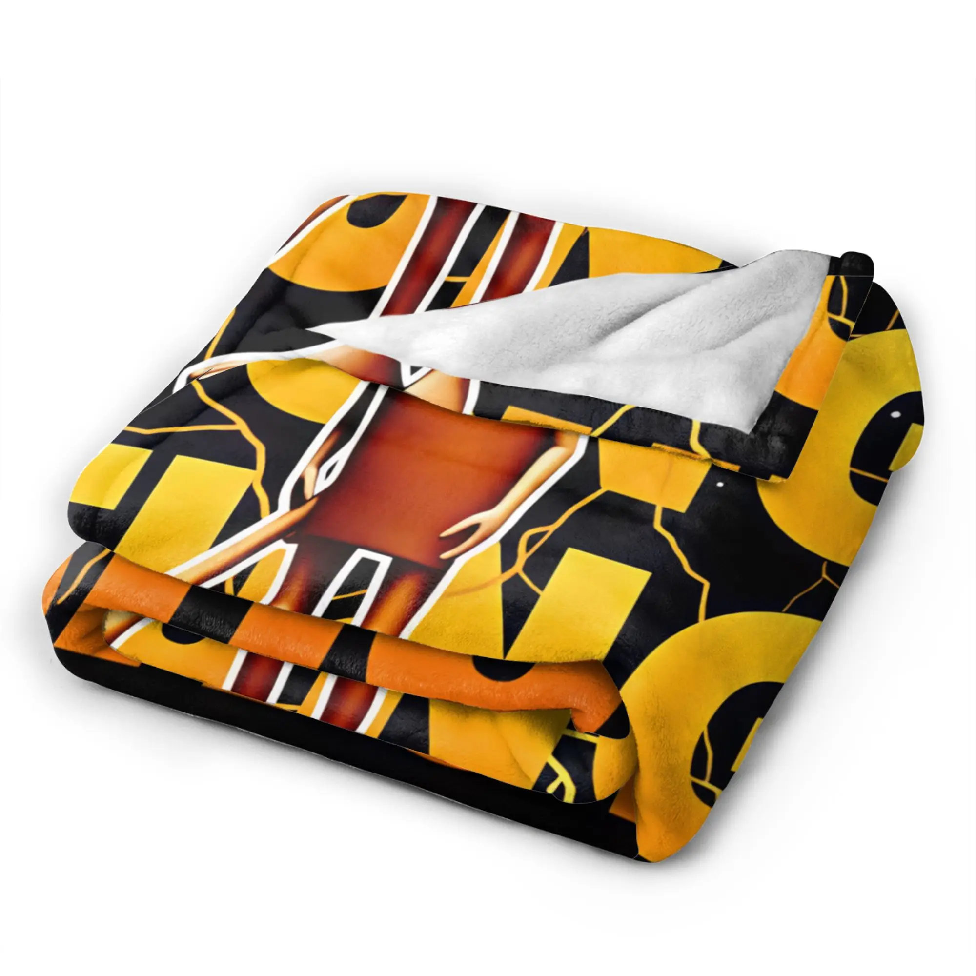Tung Tung Sahur Bold Text Lightning Throw Blanket Soft Cozy Aesthetic Blanket  For Home Decor Picnic Flannel Bedspread Bed Cover