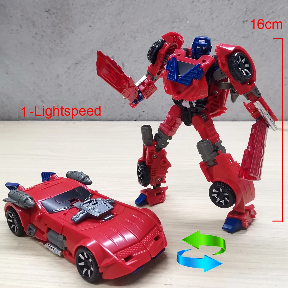 Transformation Toys Computron 5IN1 Combination Strafe Scattershot Afterburner Nosecone Action Figure Deformed Robot Anime Model