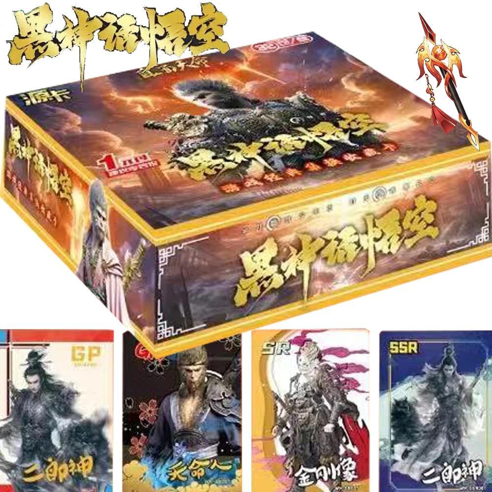 

Popular Game Black Myth: Wukong Collection Cards Journey To The West Theme Classic Characters Periphery Cards Table Toy Kid Gift