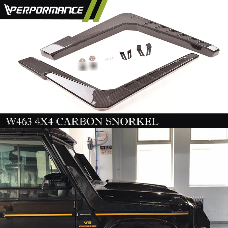 

G Class Carbon Fiber W463 4X4 Snorkel G63 G65 G500 G350 B Style Wade Throat SnorkelS For W463 Intake Pipe G63 Wading Tail Throat