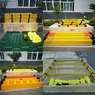 Produtos totalmente isolados da escada de escalada transversal do andaime da altura 7.2 LV