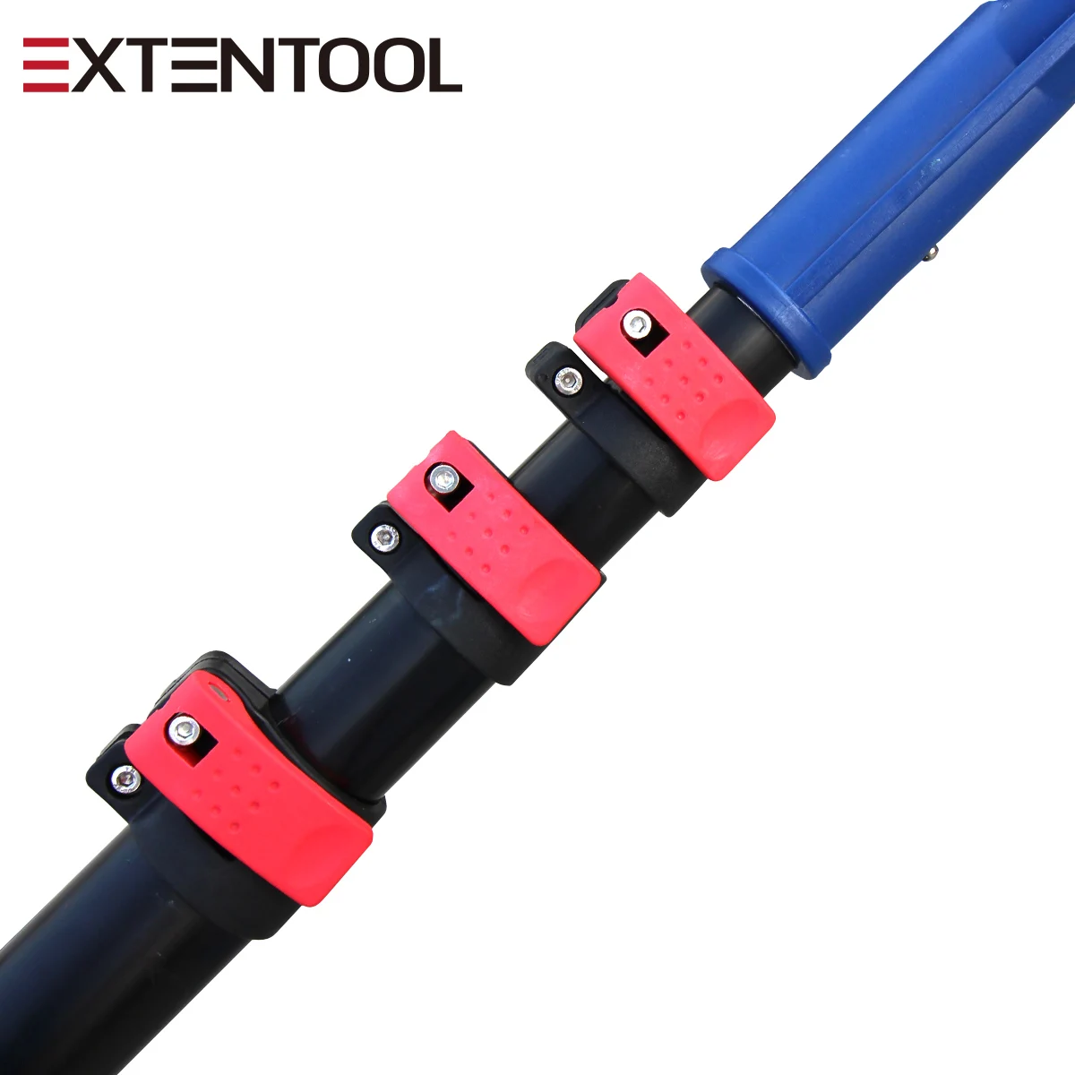 Extentool telescopic snow shovel clean snow roof pushing shovel tools with retractable handle pole