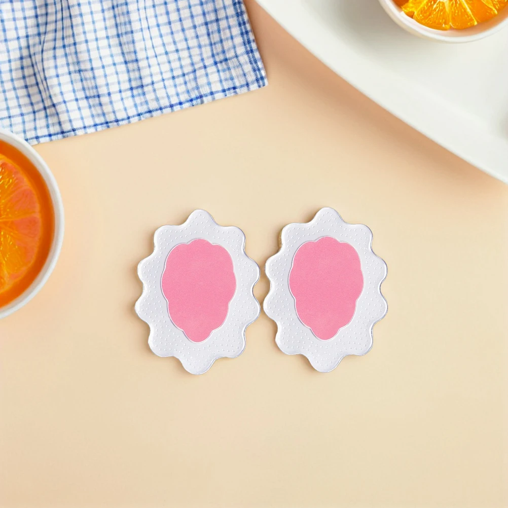 

2pcs High Heel Forefoot Pads Self-Adhesive Soft Latex Ball Of Foot Cushions Anti-Slip Inserts For Women Non-Slip Shoe Pads Half