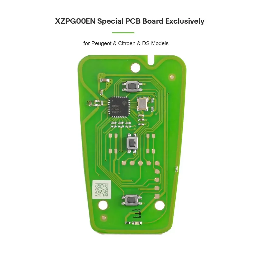 XHORSE XZPG00EN specjalny klucz płytka drukowana wyłącznie dla Peugeot Citroen DS modeli