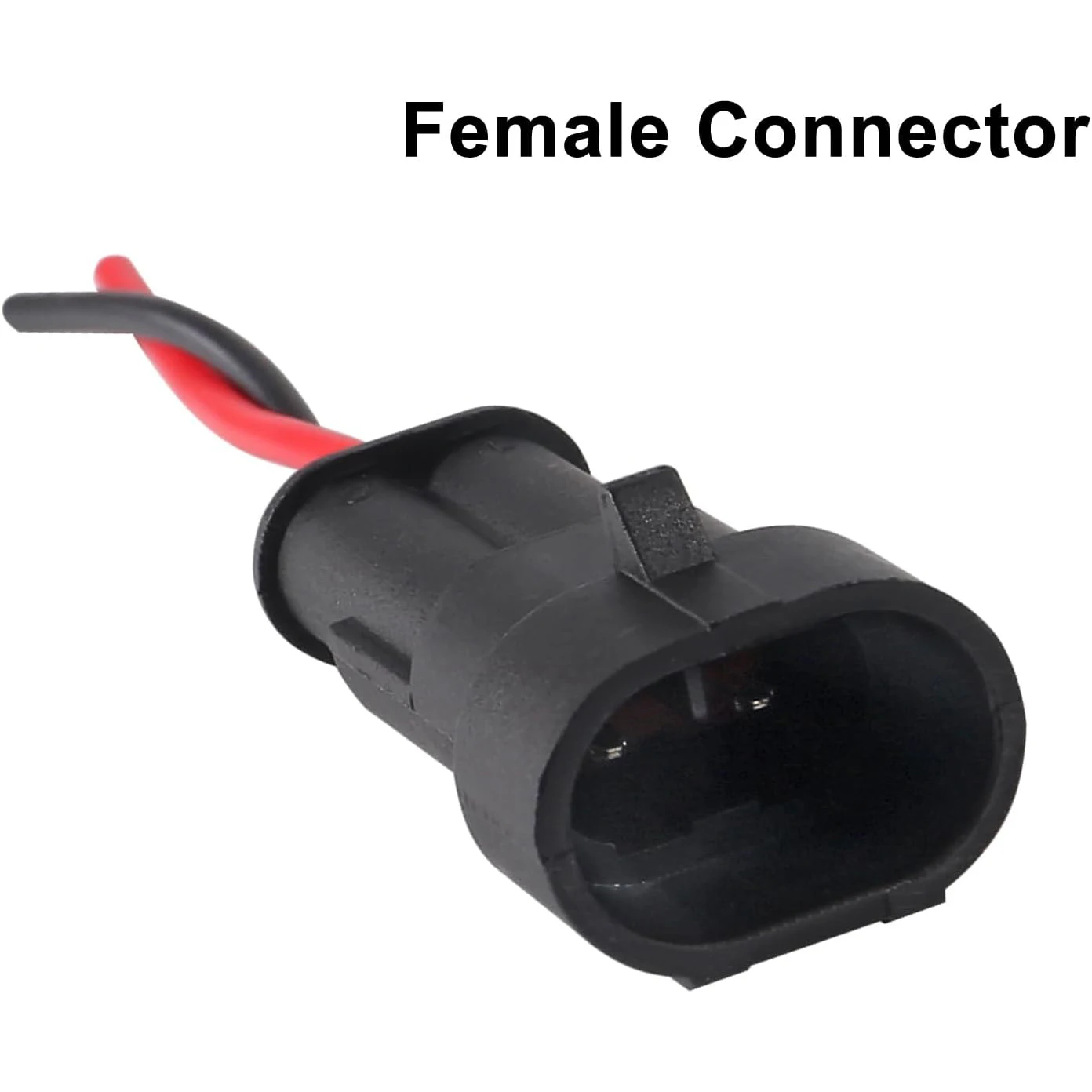 8 pares de conectores de 2 pines, enchufe eléctrico impermeable de 2 pines, conectores de cable eléctrico automático, conectores automotrices de desconexión rápida