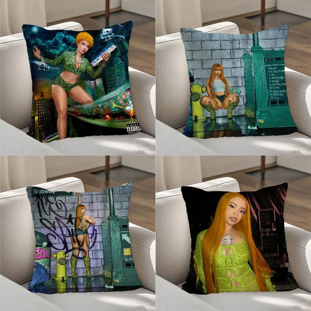 

Ice S-Spice Y2k Pillow Case Luxury Double-sided For Car Pillows 45x45 Cushions Cover Home and Decoration Sofa Pillow case