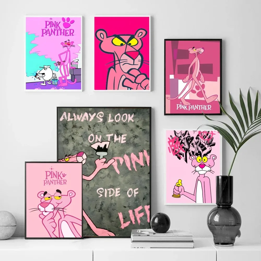 The Pink Panther Poster Paper Print Home Bedroom Entrance Bar Cafe Art Painting Decoration