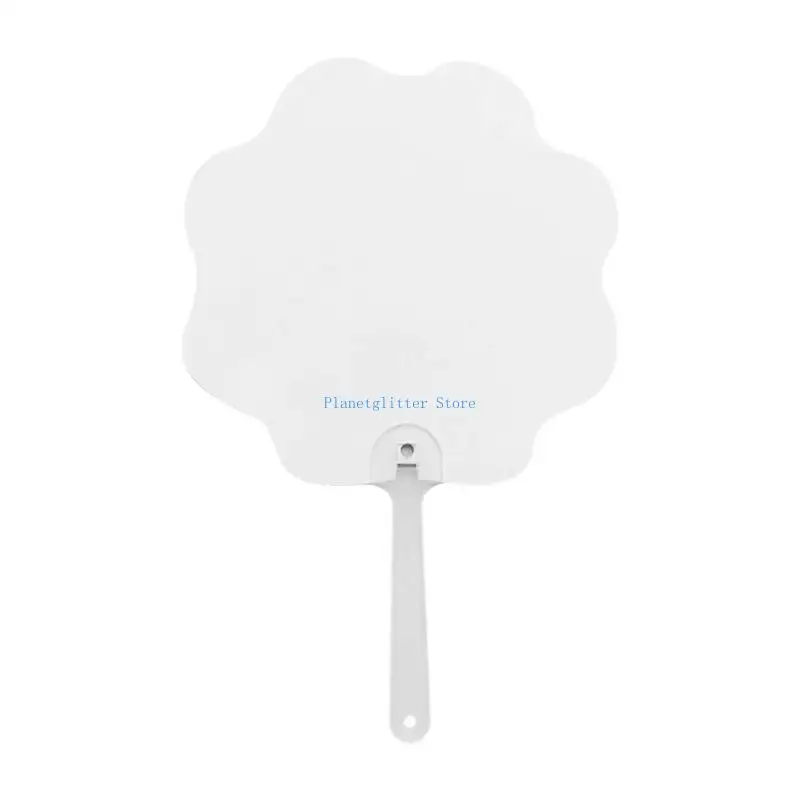 652B Sublimation Fan DIY Blanks Hand Fan Heat Transfer Printing Folding Handheld Fan for Dancing,Wedding,Home DecorationS