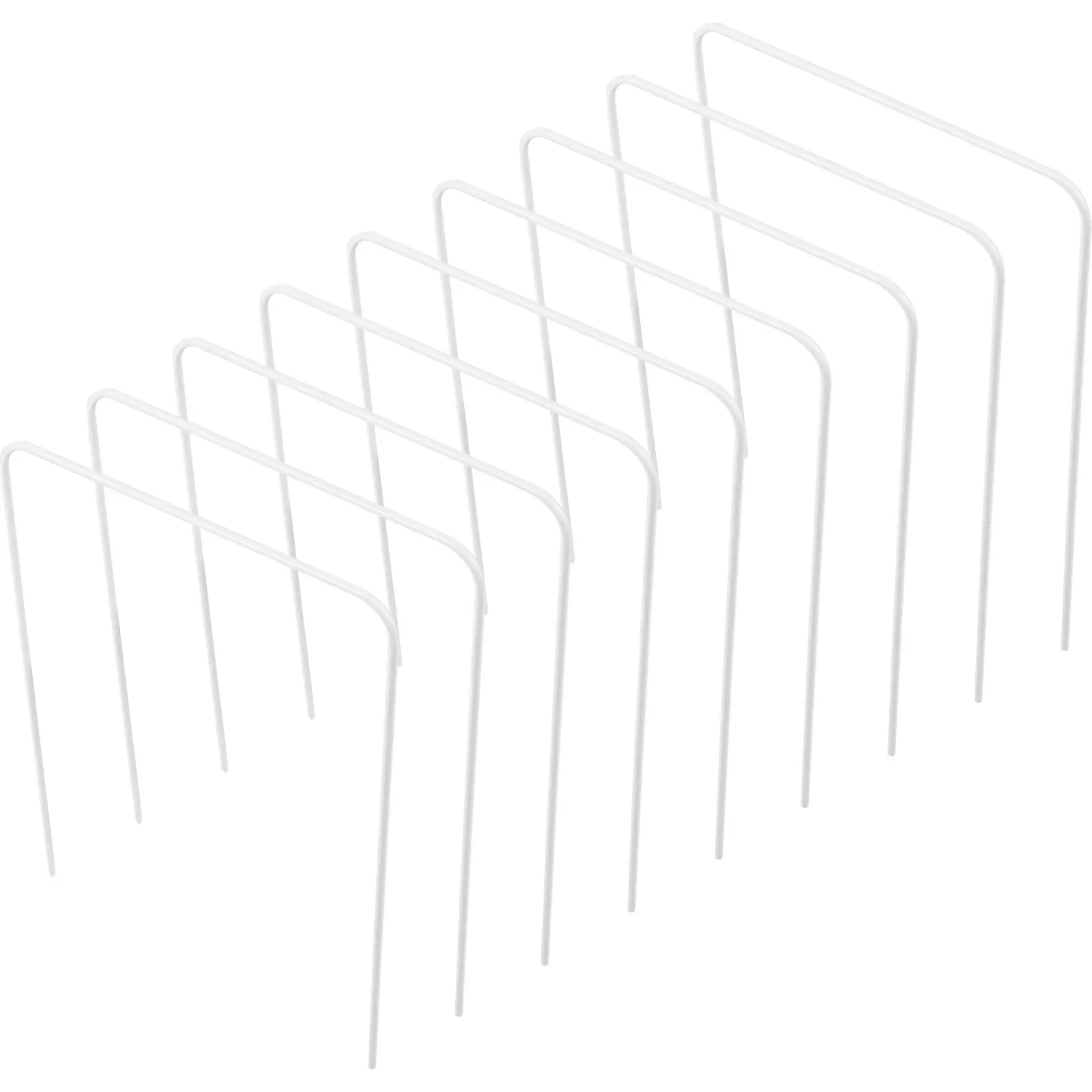 9Pcs Croquet Wickets Heavy Duty Iron Wire Replacement Gates Easy Install Outdoor Games Croquet Gateball Accessory