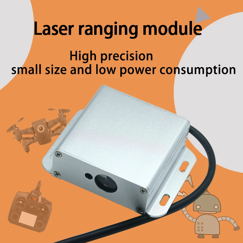 Veloce Nave Libera di Buona di Seconda Generazione Sensore di Misurazione della Distanza laser 80 m +-1mm Max frequenza 20 hz