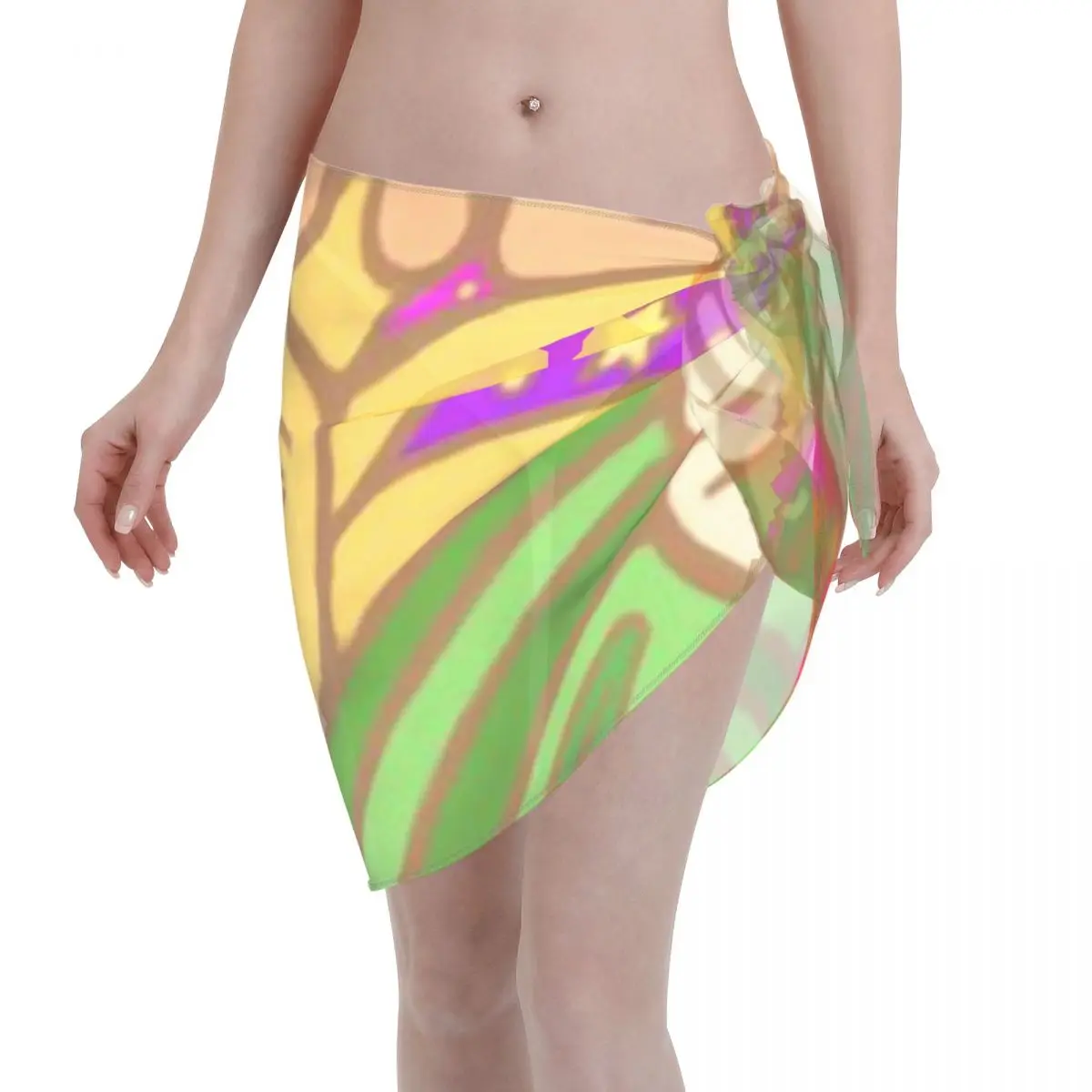 Promotion Nothing Is Real Women's Beach Wrap SkirtBath Changing Wear Summer Beach Skirt