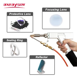 Axrayser parti della testa di saldatura Laser lente protettiva 18*2 lente di messa a fuoco collimante D16 * 5 D20 * 4.5 anello di navigazione per WEIYE SUP23T/S