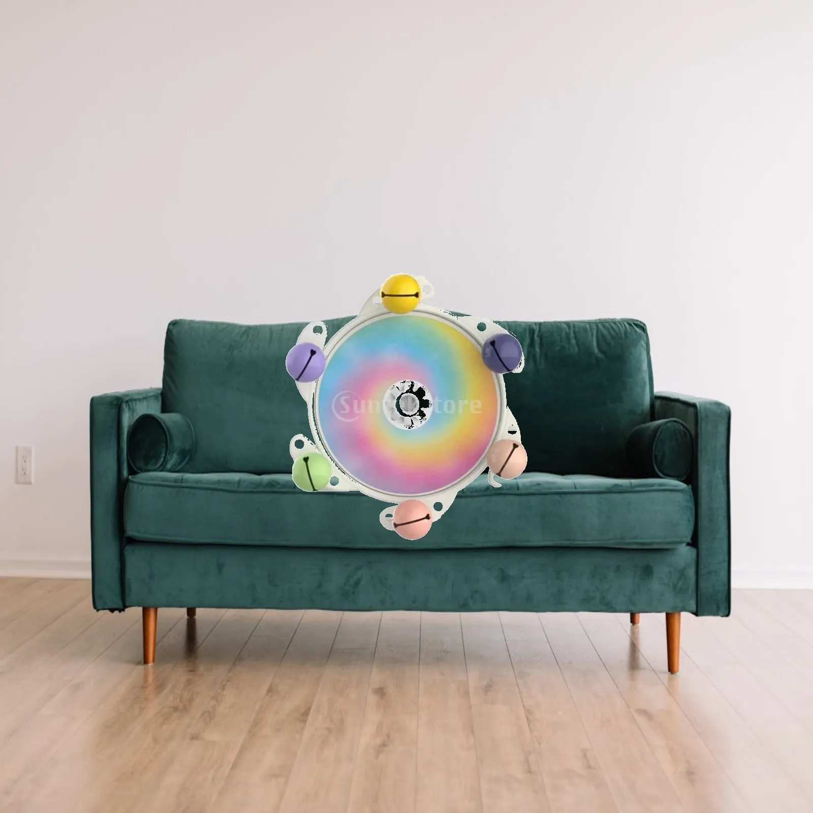 Bird Rotary Wheel Rattle Parrot Toy Fun Spinner for Bird Cage Training Games for Parrots and Small Birds